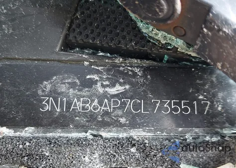 2012 Nissan Sentra 2.0/2.0S/Sr/2.0Sl из США, поврежденный, VIN 3N1AB6AP7CL735517